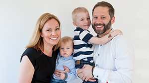 Familjefotografering i Djursholm